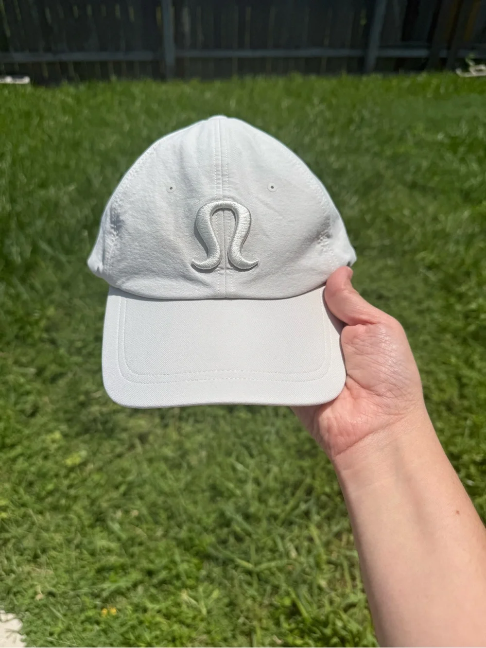 lululemon athletica White Logo Baseball Cap